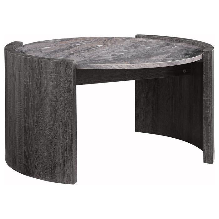 Zende - 2 Piece Coffee And End Table Set - Gray
