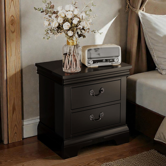 Nightstand With 2 Drawers