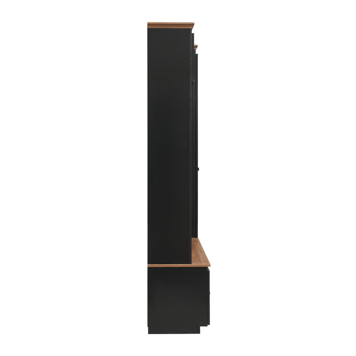 Entryway Hall Tree With Storage Bench, Coat Rack Shoe Bench With Cabinets