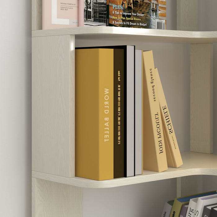 L-Shaped Corner Bookshelf