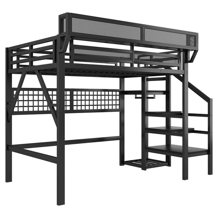 Loft Bed With Stairs And Storage