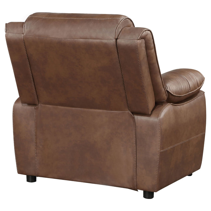 Worthington - Padded Arm Accent Chair - Dark Brown