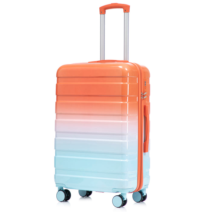 Luggage Set 20" /24" /28" With Combination Lock And Silent Wheels
