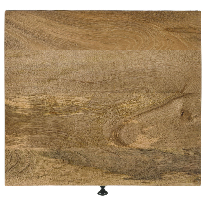 Wyrik - Rectangular Side End Table - Honey