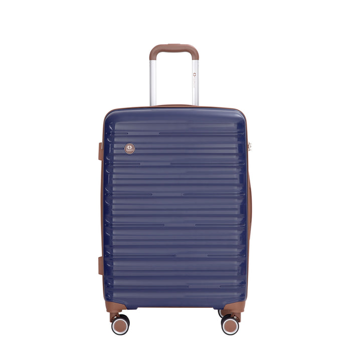 5 Piece Set Hardshell Carry On Luggage Set With Tsa Lock