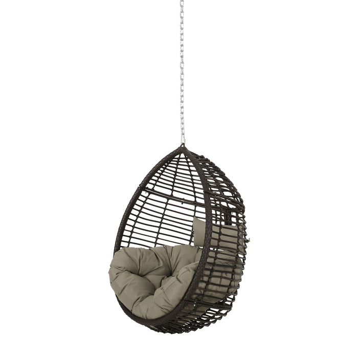 Morris Teardrop - Hanging Chair With Chain And Water Resistant Cushions