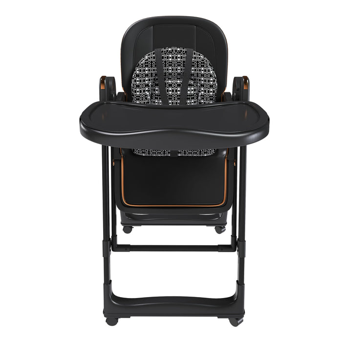 Convertible Baby High Chair To Rocker With 5 Point Harness