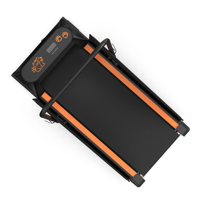 Dog Treadmill For Small To Medium Dogs With LED Display - Black / Orange