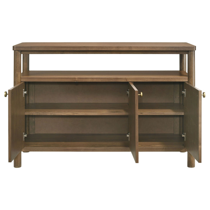 Graham - Sideboard With Open Shelf - Walnut