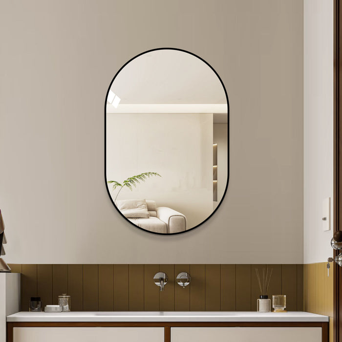 Modern Framed Bathroom Vanity Mirror