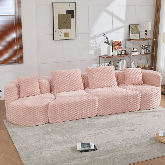 Modular Sectional Sofa With Free Combination Design