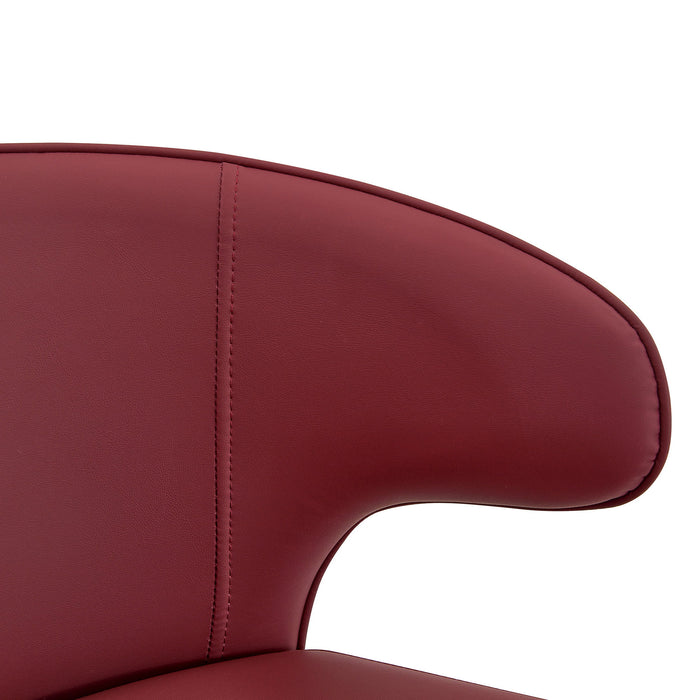 Adjustable Swivel Bar Chair With High Back Support