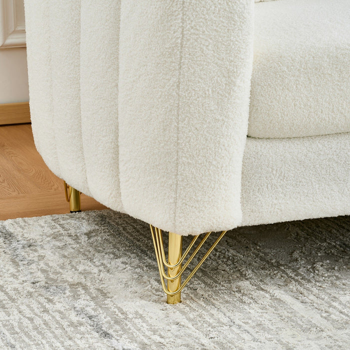 Tufted Oversized Sofa For Living Spaces