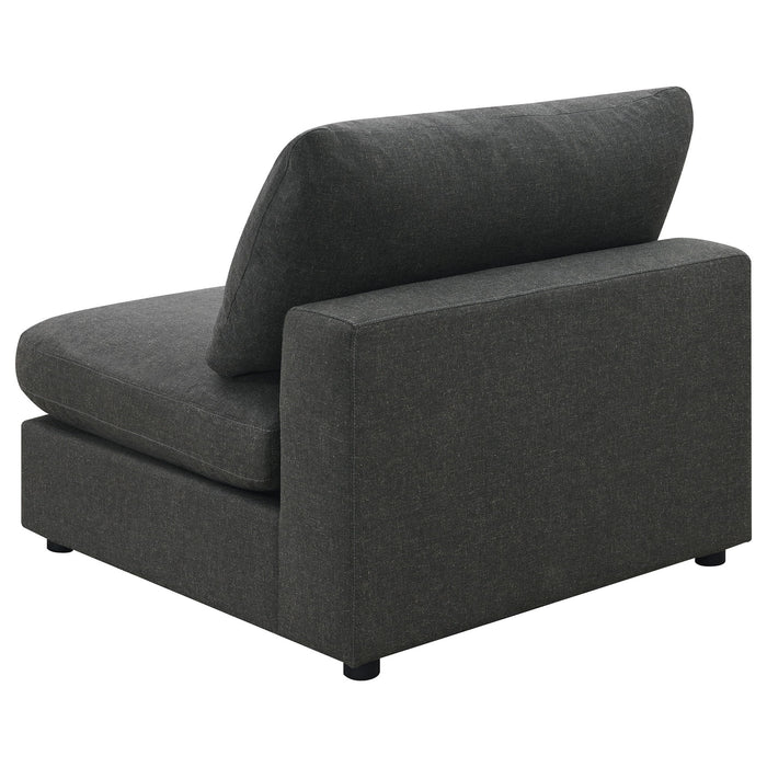 Duncan- Armless Chair With Removable Cushions