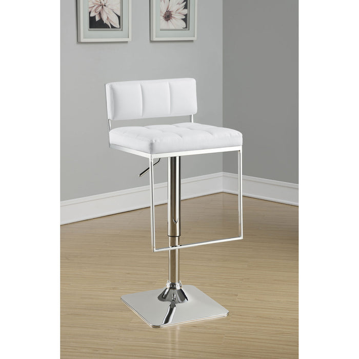 Alameda - Adjustable Bar Stool - White