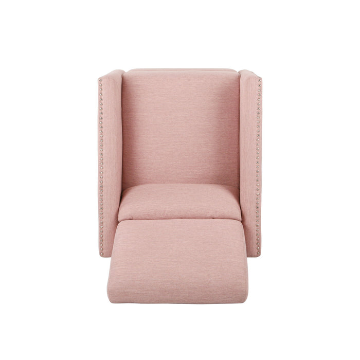 Kiersten - Contemporary Fabric Pushback Recliner