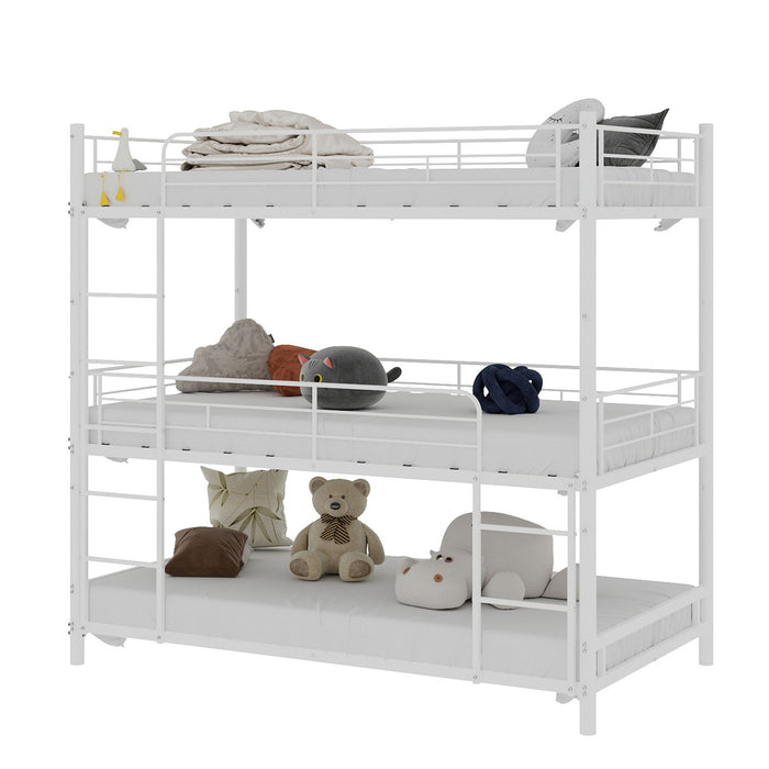 Triple Frame Bed With Built In Ladder