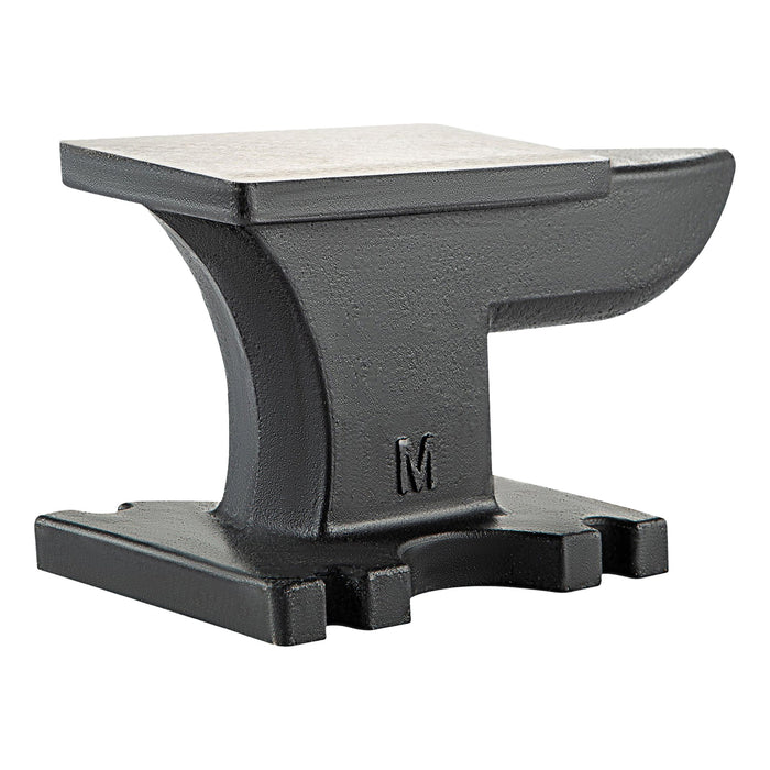 22 Lbs Single Horn Anvilб Counterop And Stable Base, Round Horn - Black