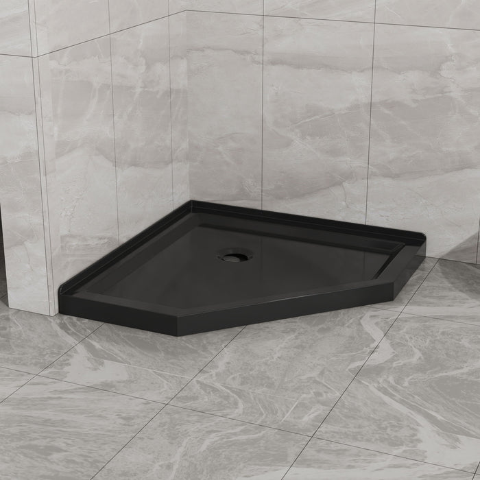 Goodyo - Neo-Angle Shower Base - Black