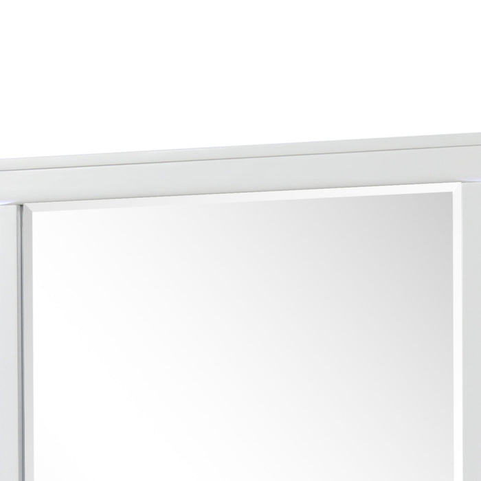 Abigale - Mirror For Dresser Top Made With LED (Includes Only Mirror) - White