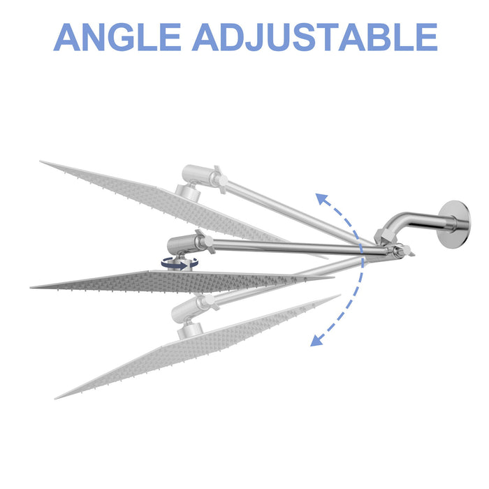 Sleek Design Stainless Steel Shower Arm Extension