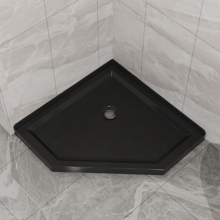 Goodyo - Neo-Angle Shower Base - Black