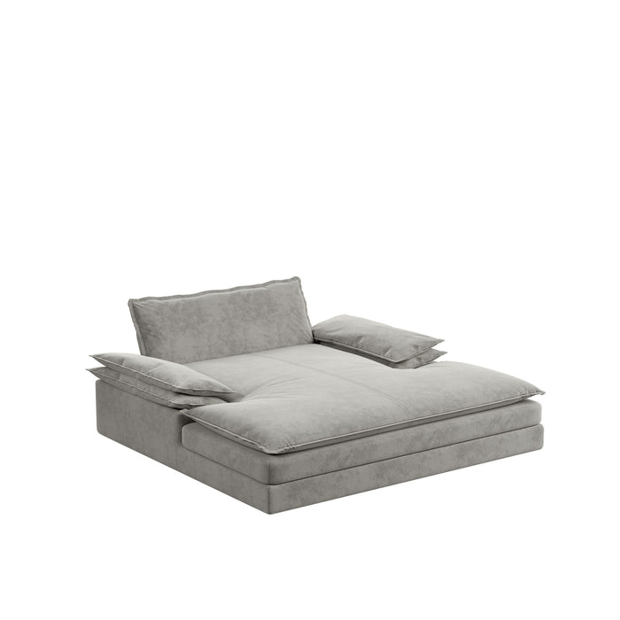Comfortable Oversized Double Chaise Lounge Chair