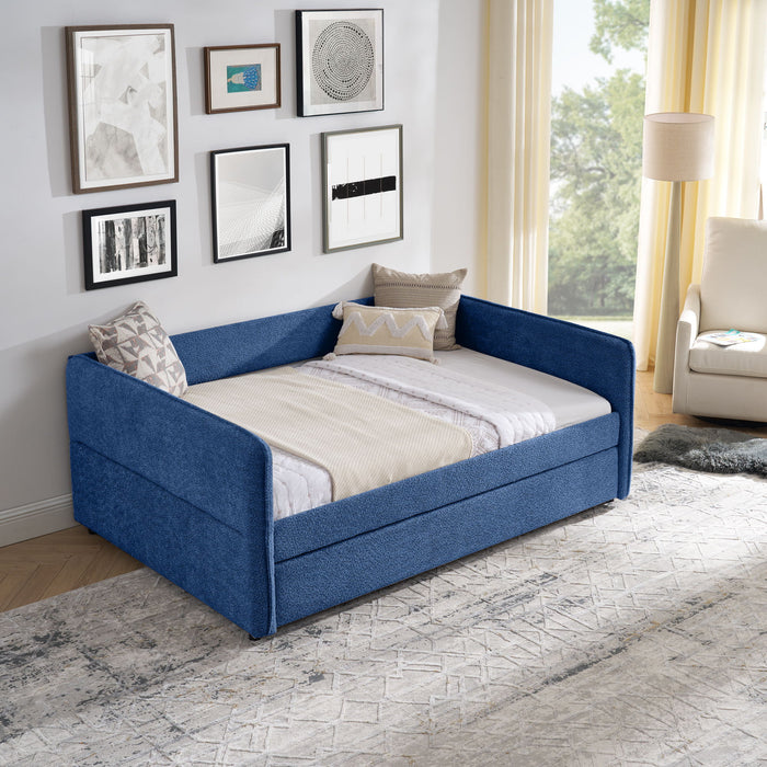 Upholstered Daybed With Pop Up Trundle