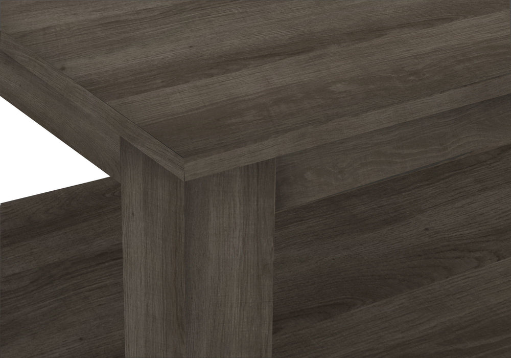 Table Set, Coffee, End, Side, Accent, Living Room, Transitional (Set of 3) - Oak