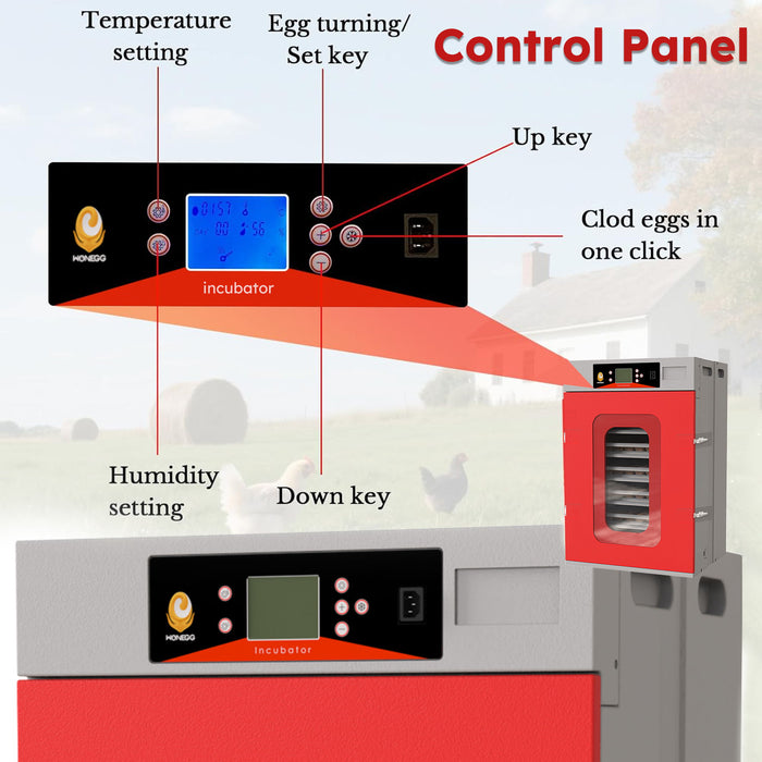 Commercial Egg Digital Cabinet Incubator With Auto Temperature & Humidity Control