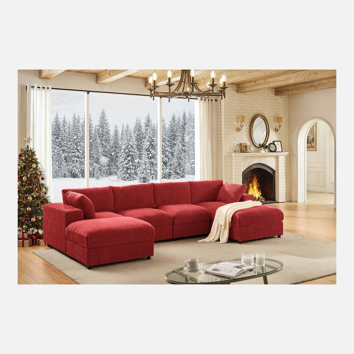 Modern Reversible Modular Sectional