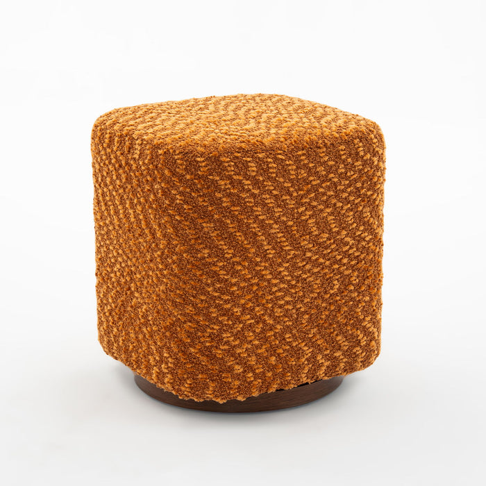 Upholstered 360° Swivel Vanity Stool