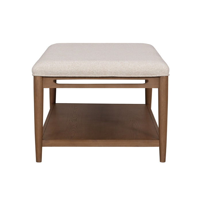 Verona - Rectangular Coffee Table - Beige / Dark Brown