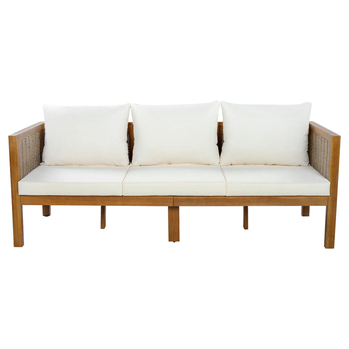 Patio Set Outdoor With Coffee Table And Cushions