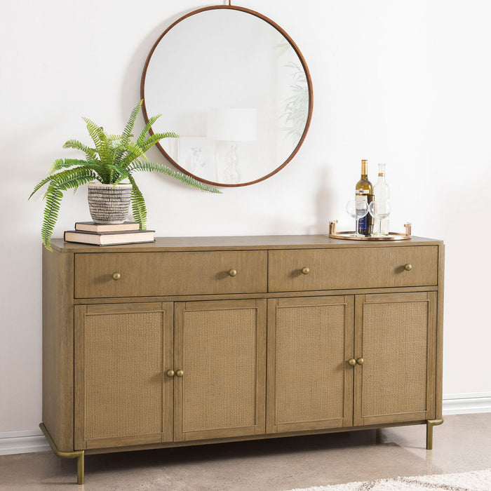Benson - 2 Drawer Sideboard - Sand