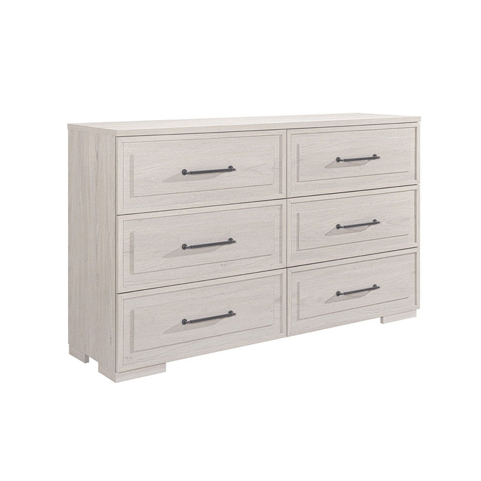 Ciara - King 5 Piece Bedroom Set With LED Lighting, Clean Lines And Upholstered Mirror - Beige