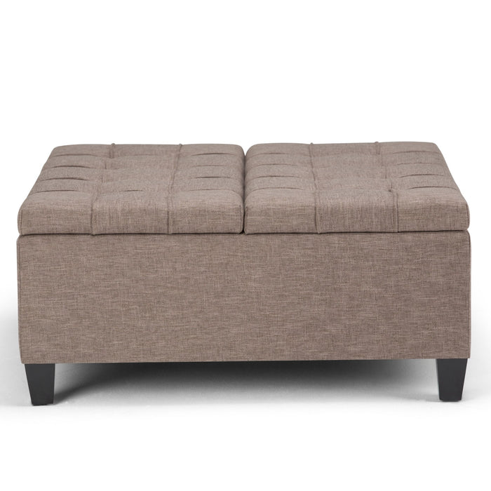 Harrison - Upholstered Coffee Table Storage Ottoman