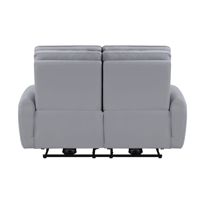 Jeromie - Power Motion Loveseat With USB Port - Gray