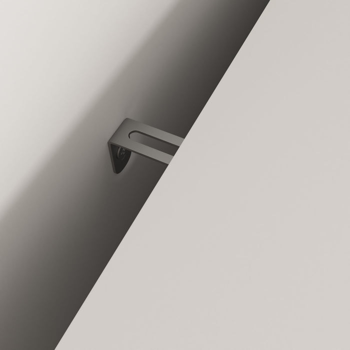 Modern Cabinet With Glass Doors And Drawer