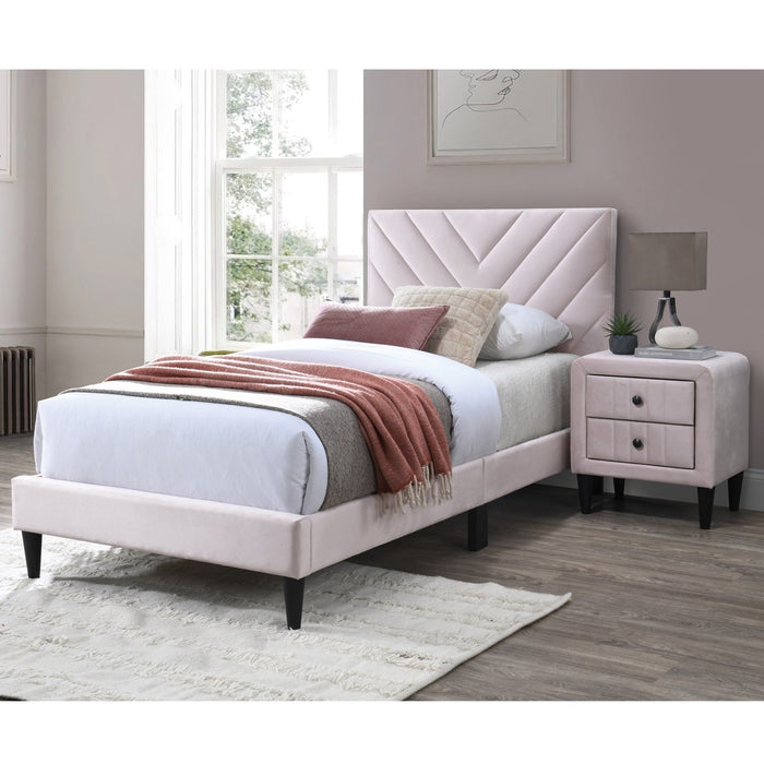Bed Set With Adjustable Headboard