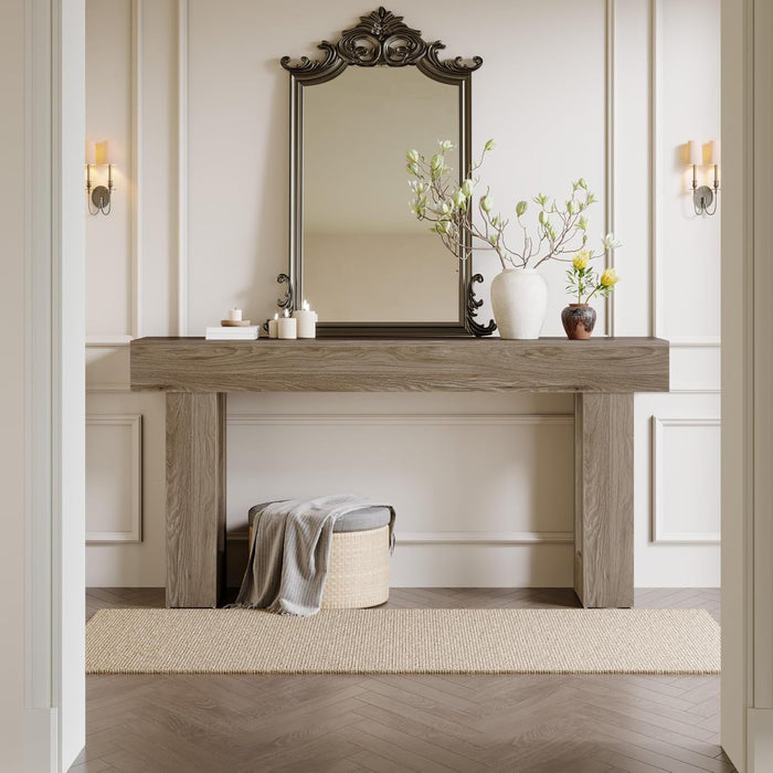 Console Table, Extra Long Narrow Sofa Table For Living Hallway