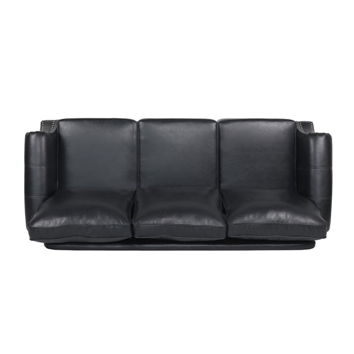Contemporary 3 Seater Sofa With Nailhead Trim