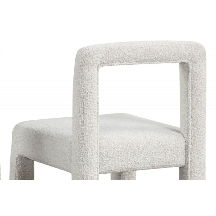 Dining Chairs With Square Open Back (Set of 2)