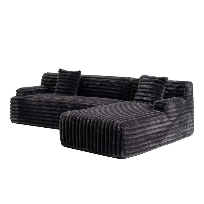 Cloud Sectional Sofa Upholstered Couch Free Combined Sofa