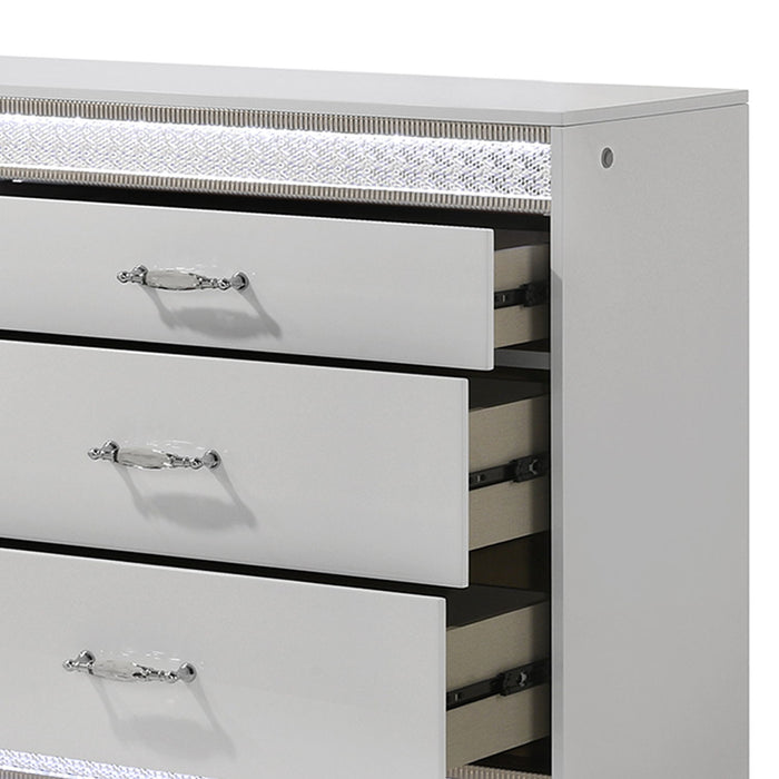 Glam - Bedroom Set With LED Headboard