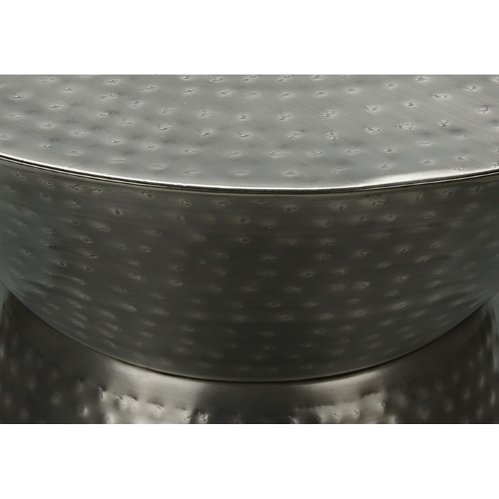 Drum Accent Side Table, Contemporary & Modern Elegant Design