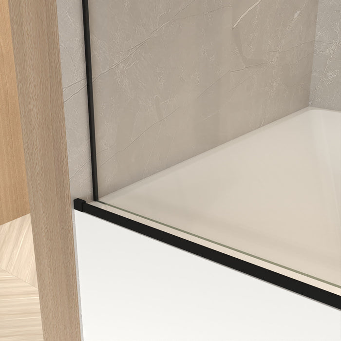 Frameless Sliding Bathtub Door With Frame