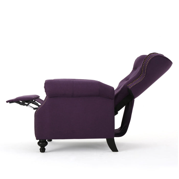 Modern Manual Push Back Recliner Chair