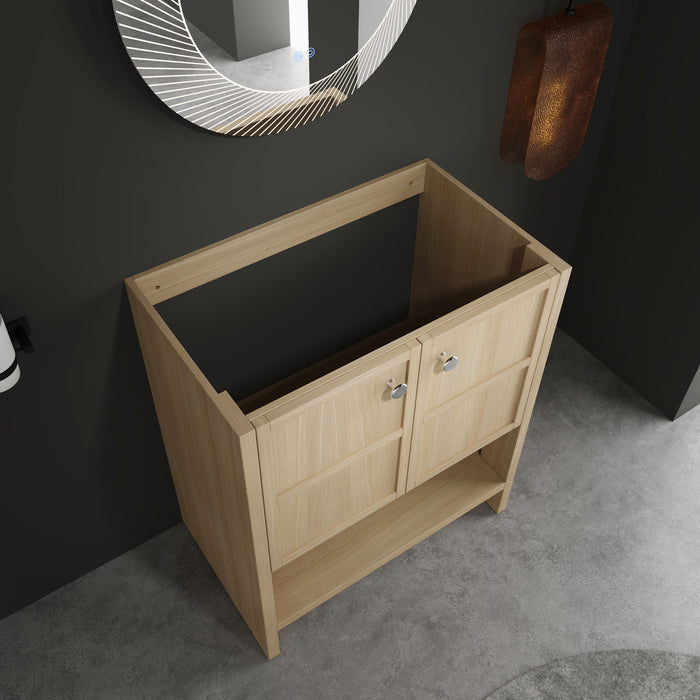 Modern Freestanding Bathroom Vanity With 2 Soft Closing Doors