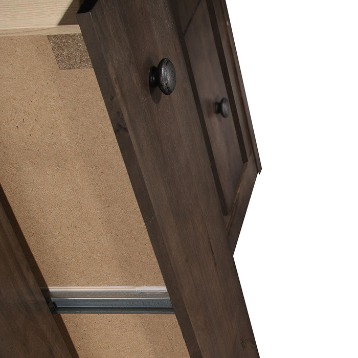 Ashton Hills - 9-Drawer Dresser With Rustic Finish And Nine Drawers - Ash Brown